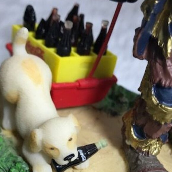 Vintage Coca-Cola Limited Edition Emmett Kelly 'To Market' Musical Figurine - Picture 12 of 16